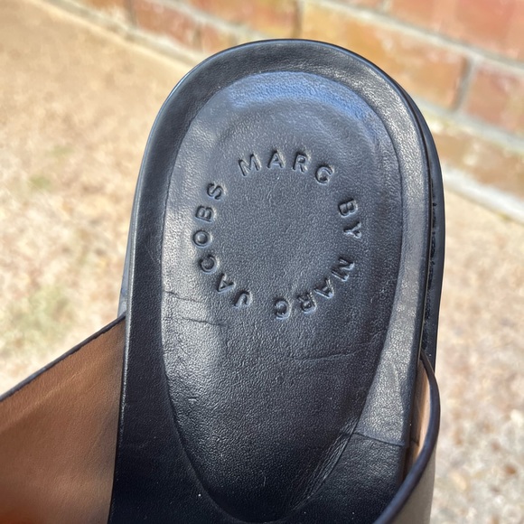 Marc by Marc Jacobs Street Stomp Leather Slide Size 41 - Picture 11 of 11